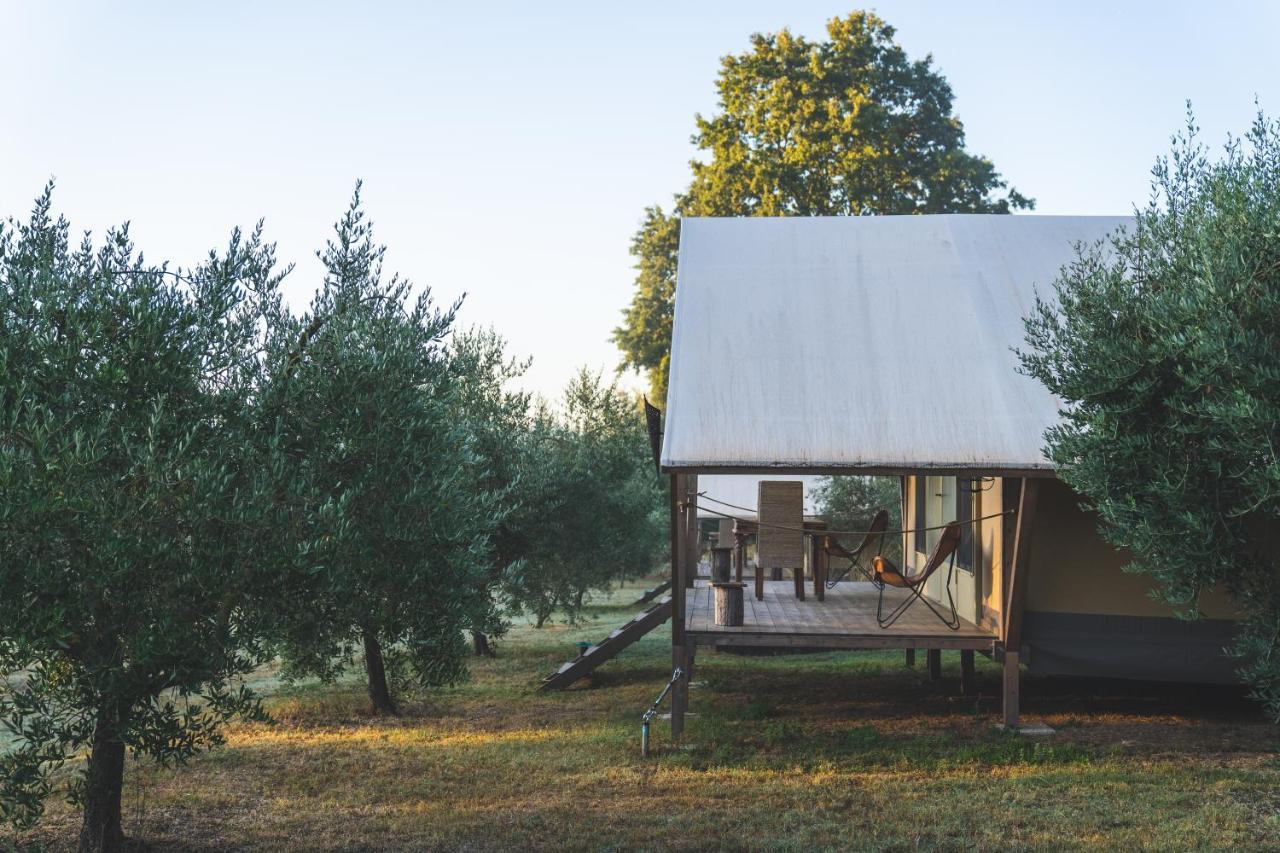 Glamping In Toscana, Luxury Tents In Agriturismo Biologico Сорано Экстерьер фото